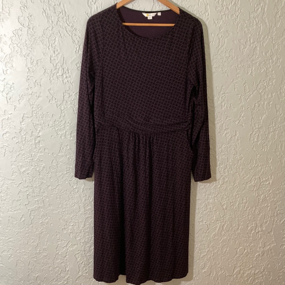 Boden long sleeve knit dress